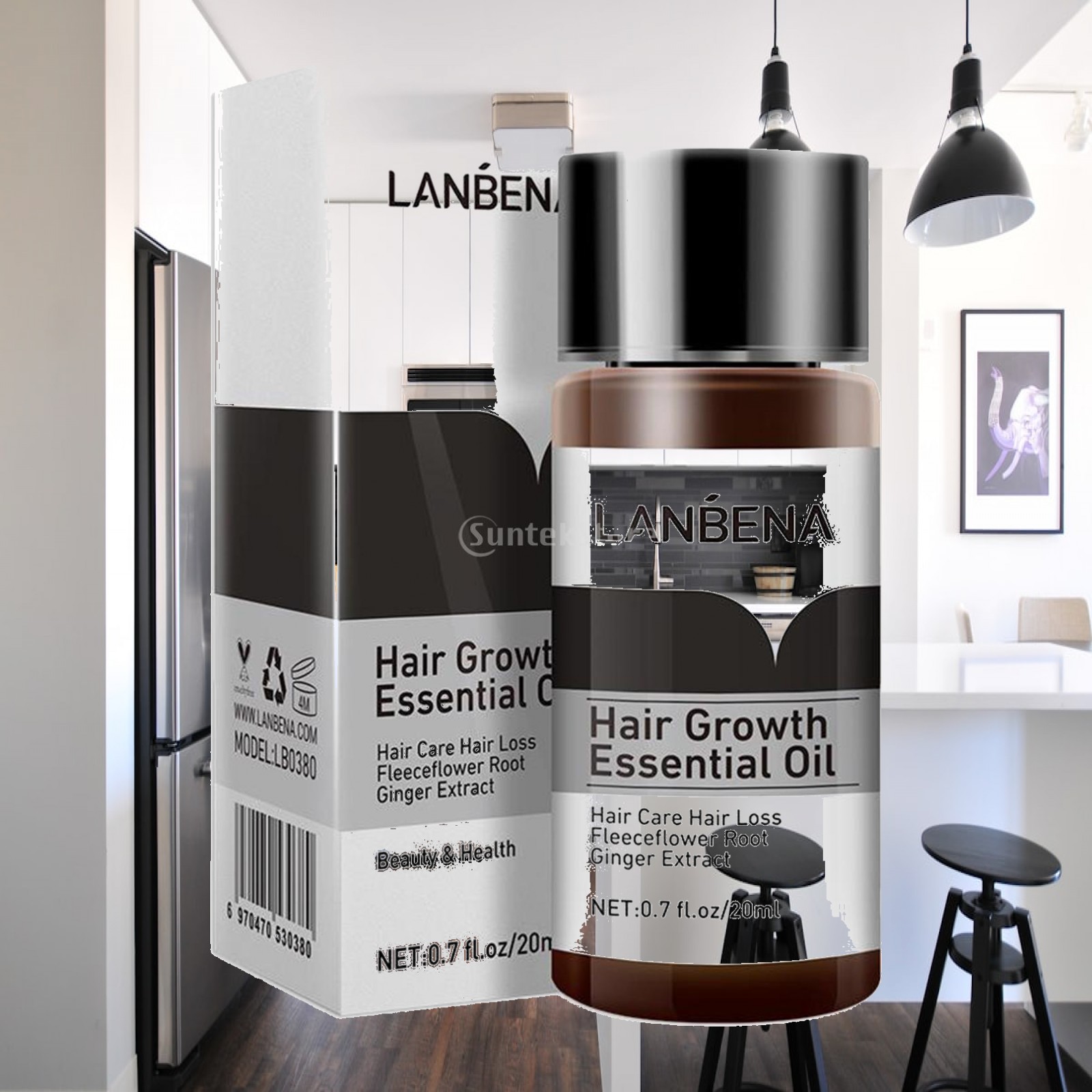 Hair Care Ginseng - Unisex Haarwuchs-Essenzöl Natürliche Ingwer-Behandlung Follikel-Reparatur-Serum für