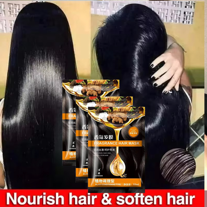 Bond Repair Shampoo - Keratin-Haarmaske, magisch, 5-Sekunden-Reparatur, Schäden, krauses, weiches,