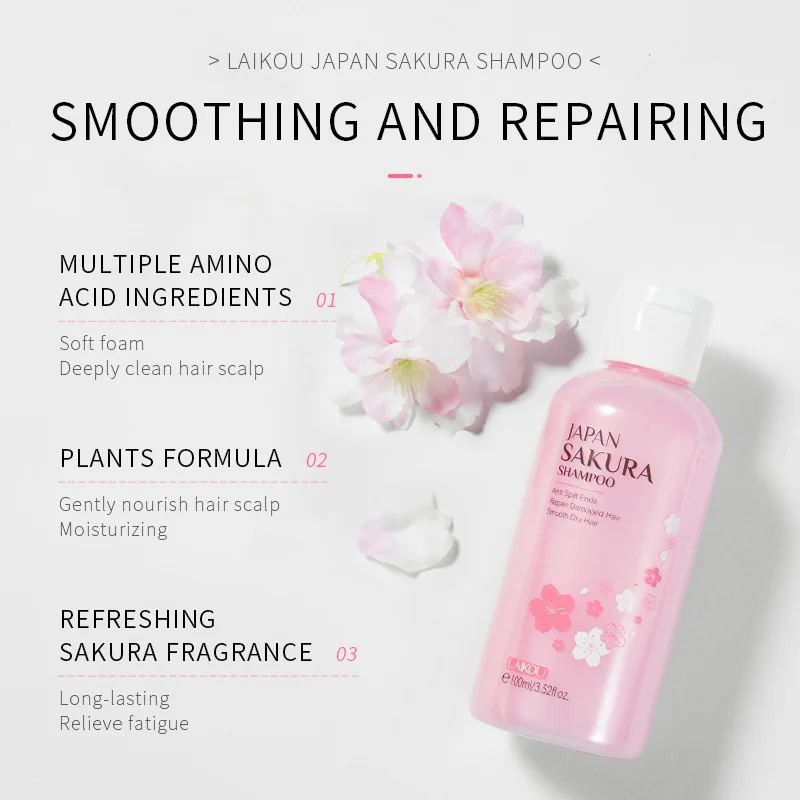 LAIKOU Japan Sakura Shampoo Re – Hair Care Organic Bewertung und Preis