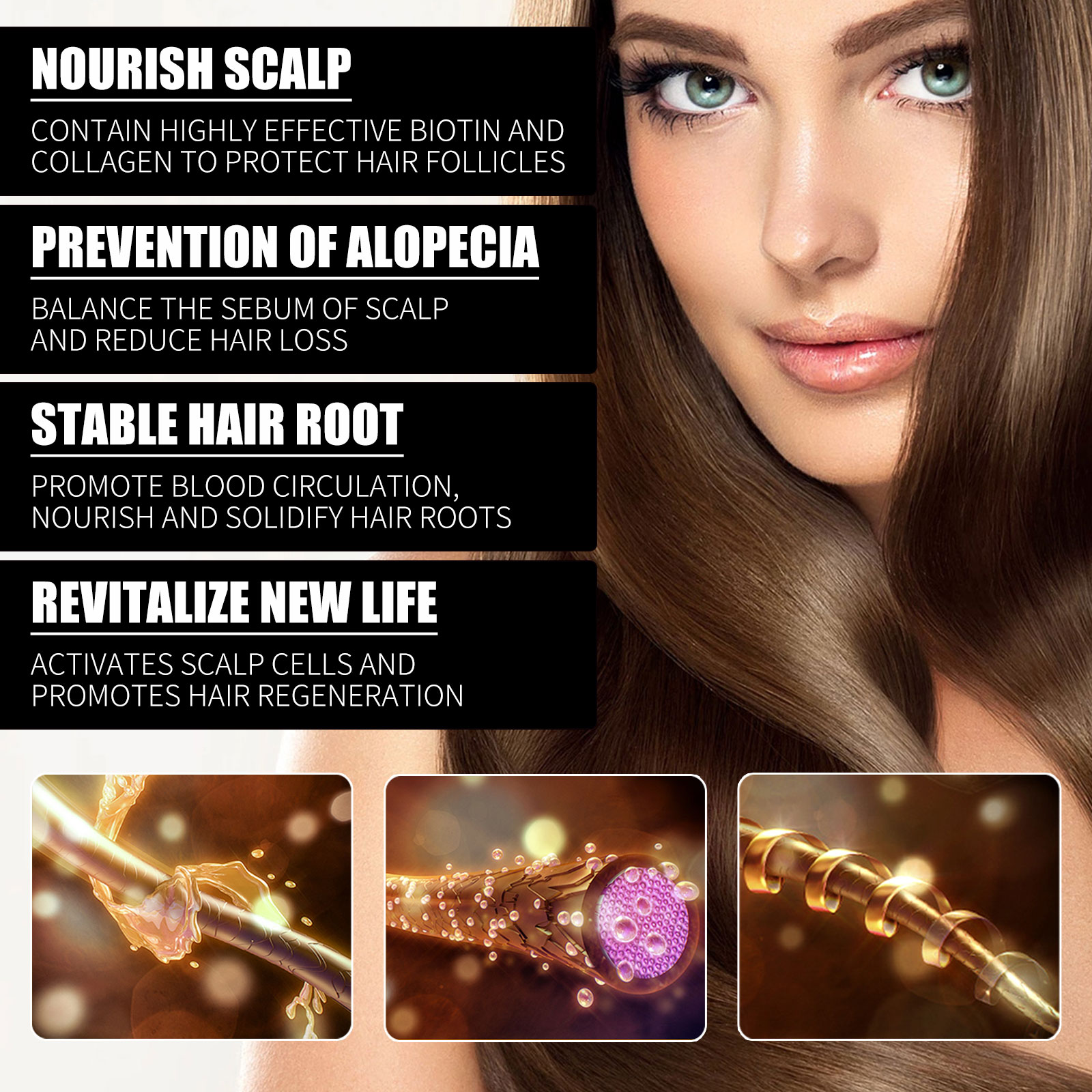 Biotin-Haaröl, Kollagen-Kopfha – Hair Care Ginseng Bewertung und Preis