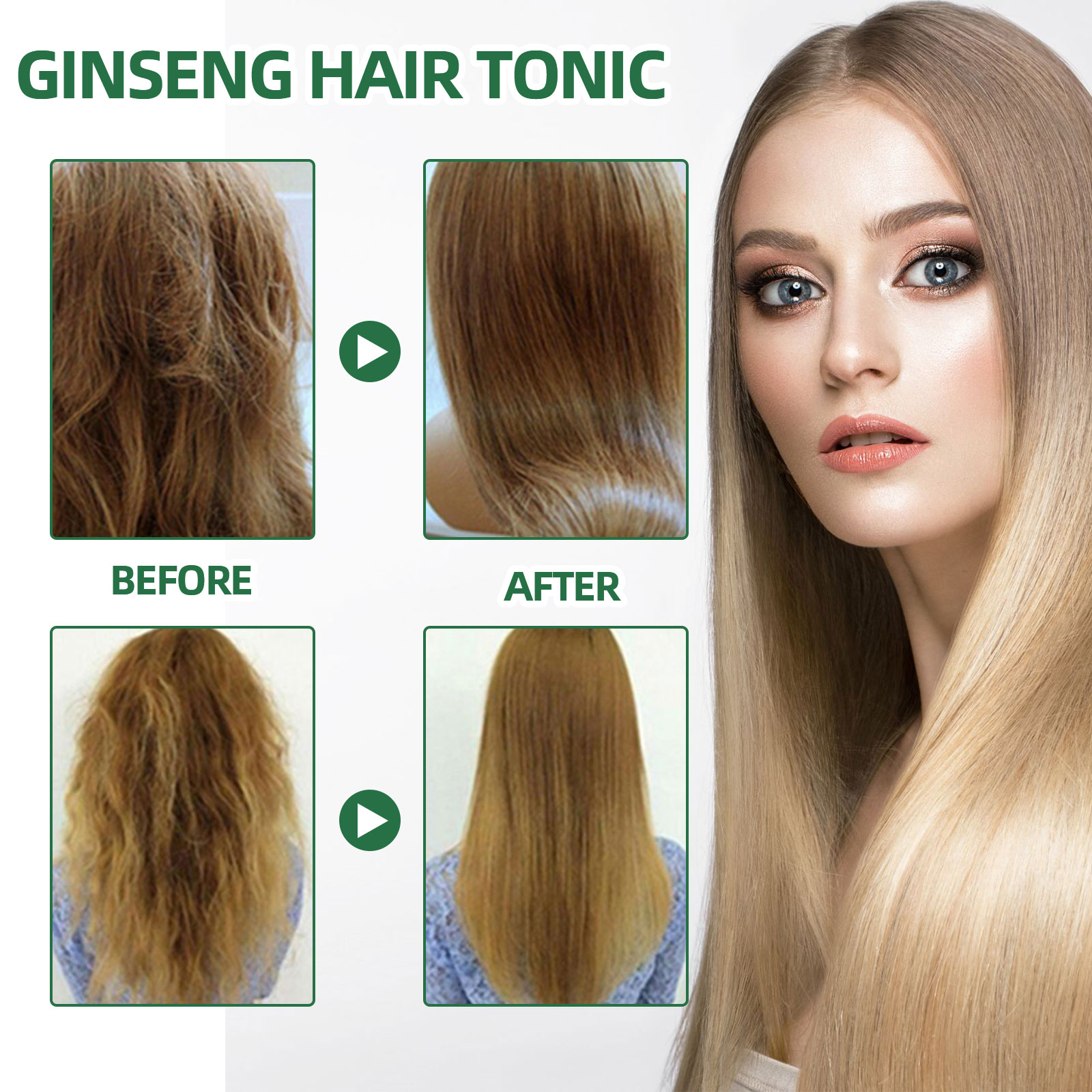 Natürliches pflanzliches Ginse – Hair Care Ginseng Bewertung und Preis